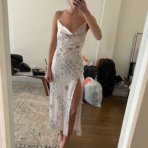 Shopbop slip dress with high slit